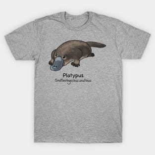 Endangered animals of Australia - Platypus (Ornithorhynchus anatinus) T-Shirt